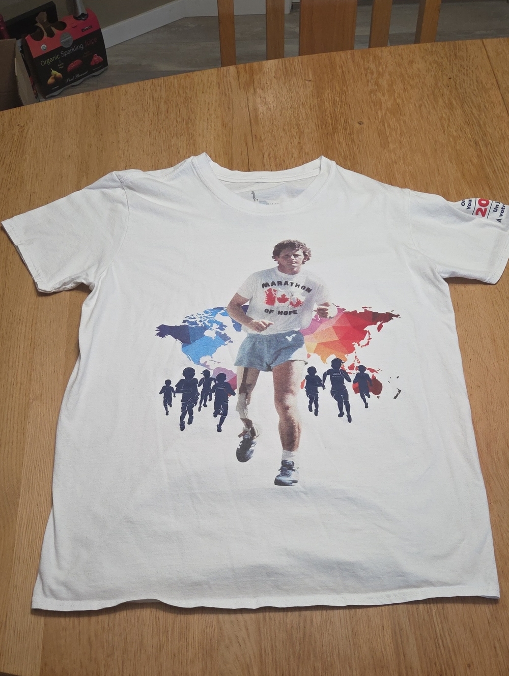 Terry Fox Marathon of Hope - 40 Years - 2020 T-SHIRT - Size Large